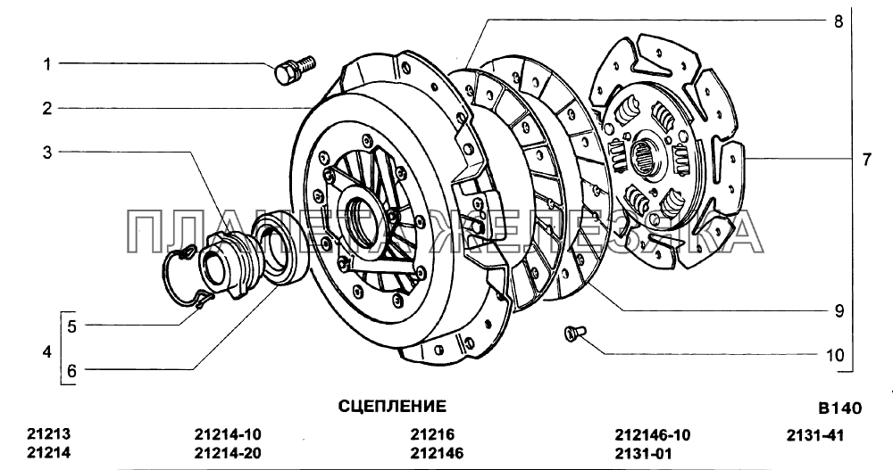 Сцепление ВАЗ-21213-214i